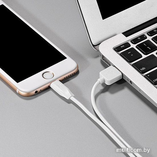 Кабель Hoco X1 USB Type-A - Lightning (1 м, белый)