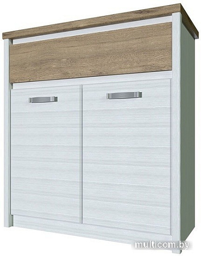 Комод Anrex Provence 2D1S (вудлайн кремовый-дуб каньон)