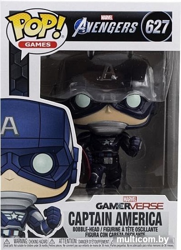 Фигурка Funko POP! Bobble: Marvel: Avengers Game: Captain America 47757