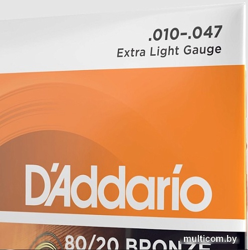 Струны для гитары D'Addario EJ10