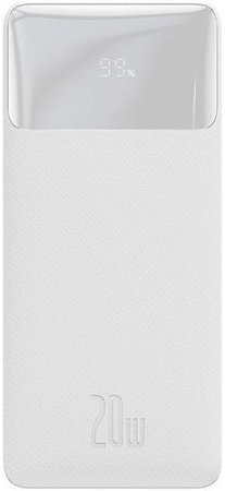 Портативное зарядное устройство Baseus Bipow Digital Display PPDML-M02 20000mAh (белый)