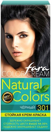 Крем-краска Fara Natural Colors 301 черный 50 мл