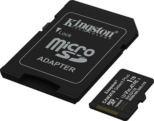 Карта памяти Kingston Canvas Select Plus microSDXC 1TB SDCS3/1TB (с адаптером)
