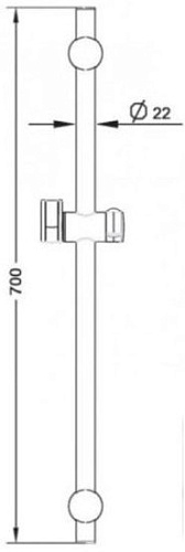 Душевая штанга Esko SR725S
