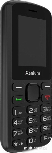Кнопочный телефон Philips Xenium X170 (черный)
