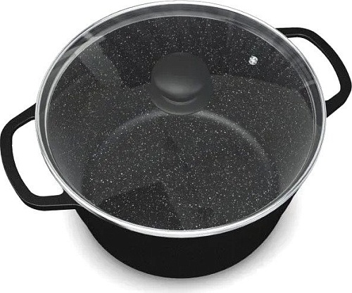 Кастрюля Нева Металл Посуда Индукция Гранит L186640i