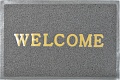 Придверный коврик ComeForte Welcome 60x90 (серый)