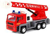 Игрушечный транспорт Полесье Алмаз автомобиль-пожарный инерционный 86723 (красный)