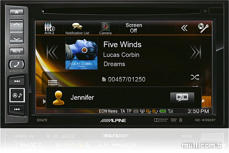 DVD-проигрыватель Alpine INE-W990HDMI-Navitel