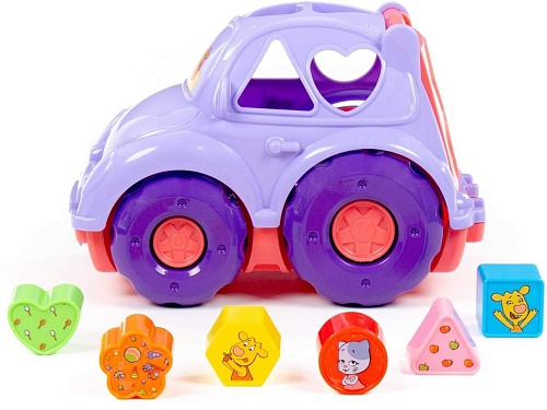 Сортер Полесье Оранжевая корова Автомобиль 91727