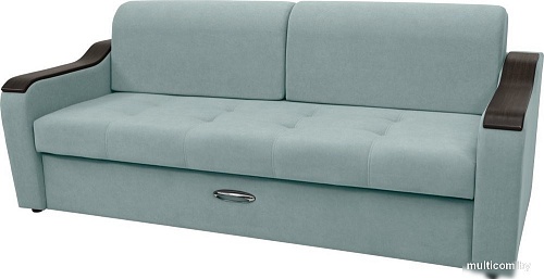 Диван Сириус Лидер-3 НПБ (Eva 25 велюр светло-зеленый)