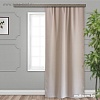 Штора Этель Матовый 1.35x2.6 м (бежевый, 1 шт)