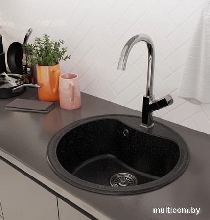 Кухонная мойка Mixline ML-GM09 551797 (черный)