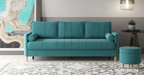 Диван Нижегородмебель Лора ТД 329 (ультра минт бирюзовый)
