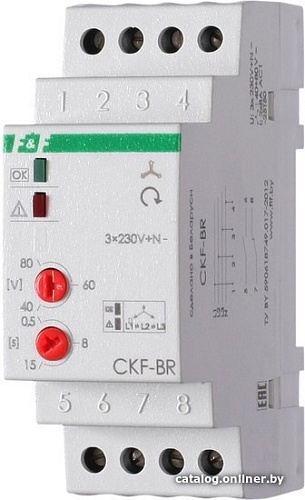 Реле контроля фаз Евроавтоматика F&F CKF-BR EA04.002.003