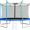 Батут Atlas Sport 435 см - 14ft (с лестницей, внутренняя сетка, синий)