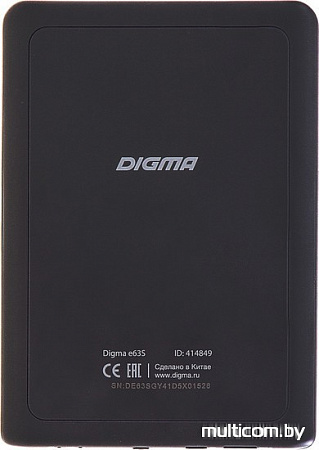 Электронная книга Digma e63S