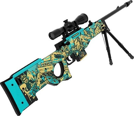 Ружье игрушечное VozWooden Active AWP/AWM СтикерБомбинг 2003-0110