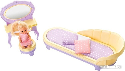 Аксессуары для кукольного домика Огонек Будуар "Маленькая принцесса" Лимонный С-1459