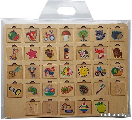 Мозаика/пазл Макси Картинки с азбукой 10387