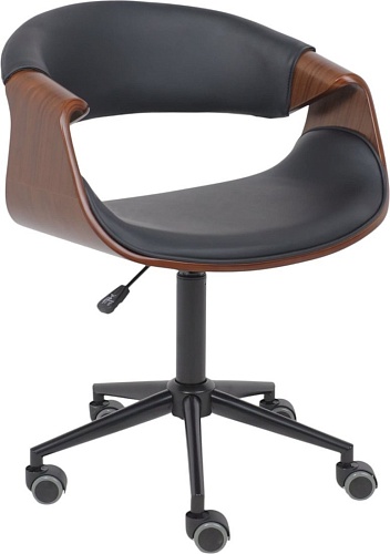 AksHome Angara (экокожа, черный/черный)