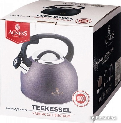 Чайник со свистком Agness Teekessel 907-252