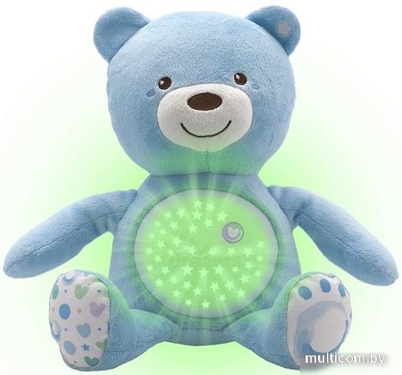 Музыкальная игрушка Chicco Мишка (голубой)