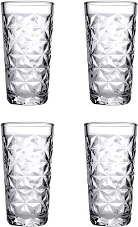 Набор стаканов для воды и напитков Pasabahce Estrella 520605B (4 шт)