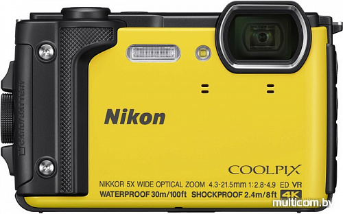 Фотоаппарат Nikon Coolpix W300 (желтый)