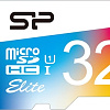 Карта памяти Silicon-Power Elite microSDHC SP032GBSTHBU1V21SP 32GB (с адаптером)