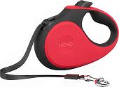 Поводок-рулетка XCHO Лента 5м (L, красный/черный)