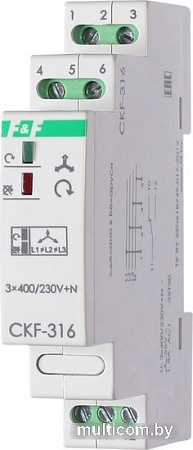 Реле контроля фаз Евроавтоматика F&F CKF-316 EA04.002.005