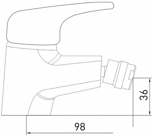 Смеситель Gross Aqua 8523511С