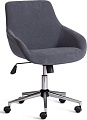 Офисное кресло TetChair Dublin хром/вельвет (графит)