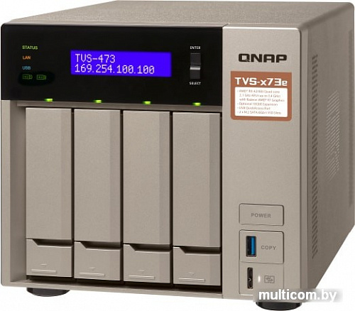 Сетевой накопитель QNAP TVS-473E-8G