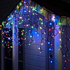 Бахрома Luazon 3x0.9 м 232 LED 5204452 (черный каучук провод, мульти)