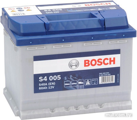 Автомобильный аккумулятор Bosch S4 004 (56 409054) 60 А/ч