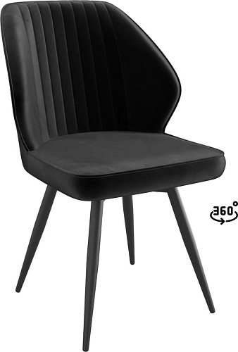 Стул Мамадома Michael-R1 360 (d24 Black Lux/черный)