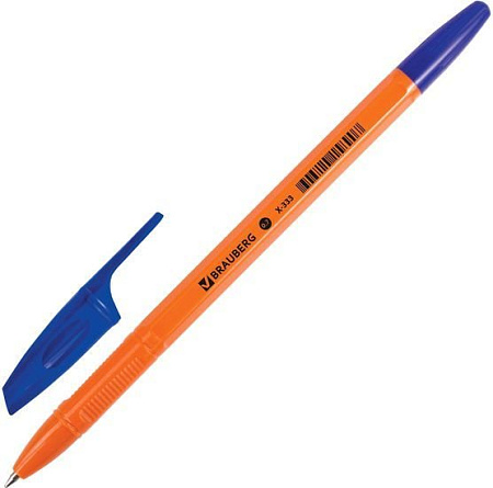 Набор шариковых ручек BRAUBERG X-333 orange 880006 (50 шт.)