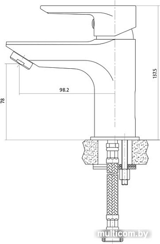 Смеситель Cersanit Vero S951-042