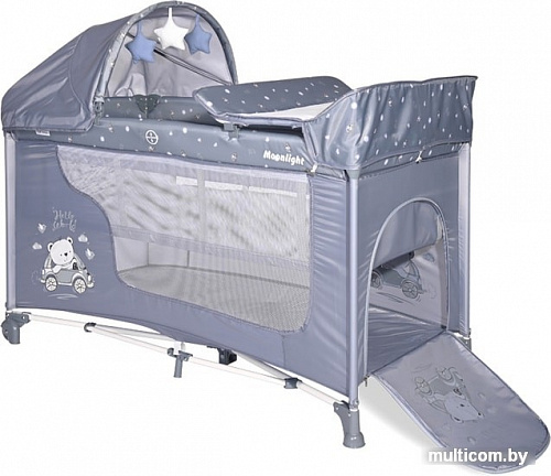 Манеж-кровать Lorelli Moonlight Rocker 2 (blue)