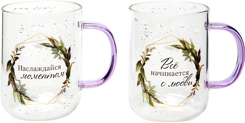Кружка Agness Про любовь 887-273 (2шт)