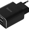 Сетевое зарядное Buro BUWE1 (черный)