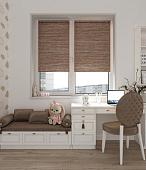 Рулонные шторы Legrand Гелакси 52x175 (какао)
