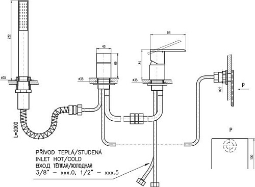 Смеситель Slezak RAV Лоира LR563.5P