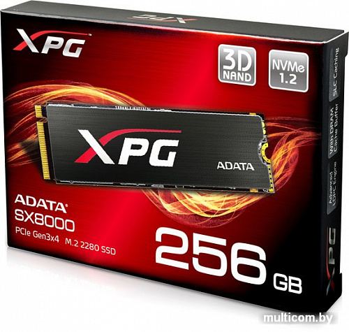 SSD A-Data XPG SX8000 256GB ASX8000NPC-256GM-C