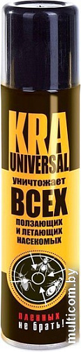 Спрей от насекомых KRA Universal аэрозоль от ползающих и летающих насекомых 300 мл