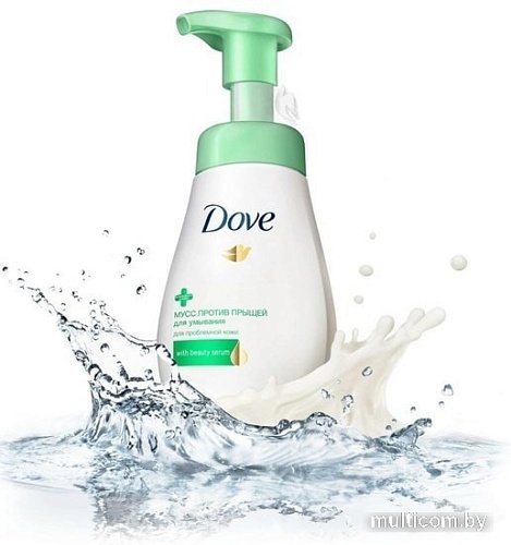 Dove Мусс для умывания для проблемной кожи против прыщей 160 мл