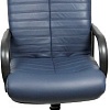 Кресло Деловая обстановка Консул Стандарт (синий, кожа люкс)