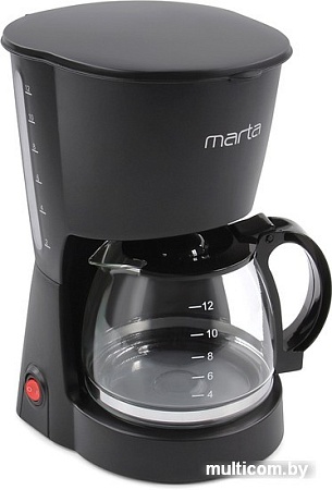 Капельная кофеварка Marta MT-2118 (черный жемчуг)